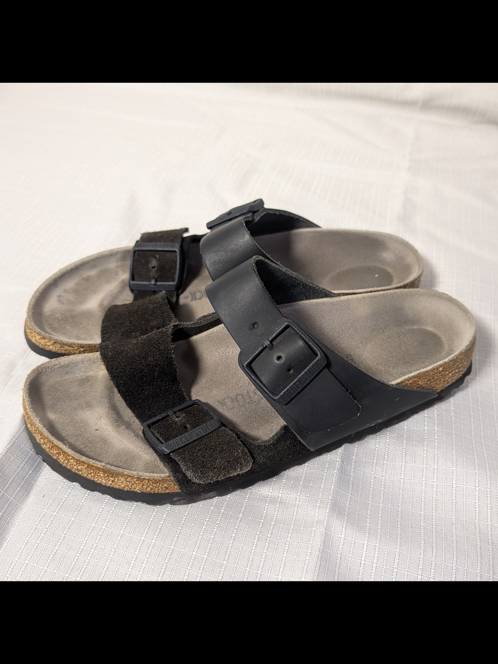 Black Size 40 EU / 9 US  Birkenstock Arizona Split sandals - Picture 3 of 9